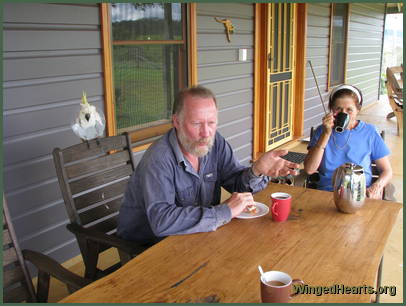 tea time at the refuge